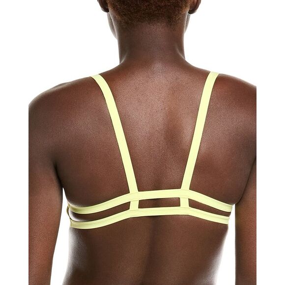 Ramy Brook Womens  Starla Bikini Top, Yellow - Picture 2 of 3